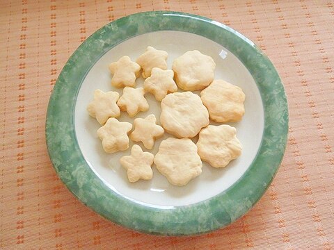 トースターDe簡単☆型抜きレモンクッキー